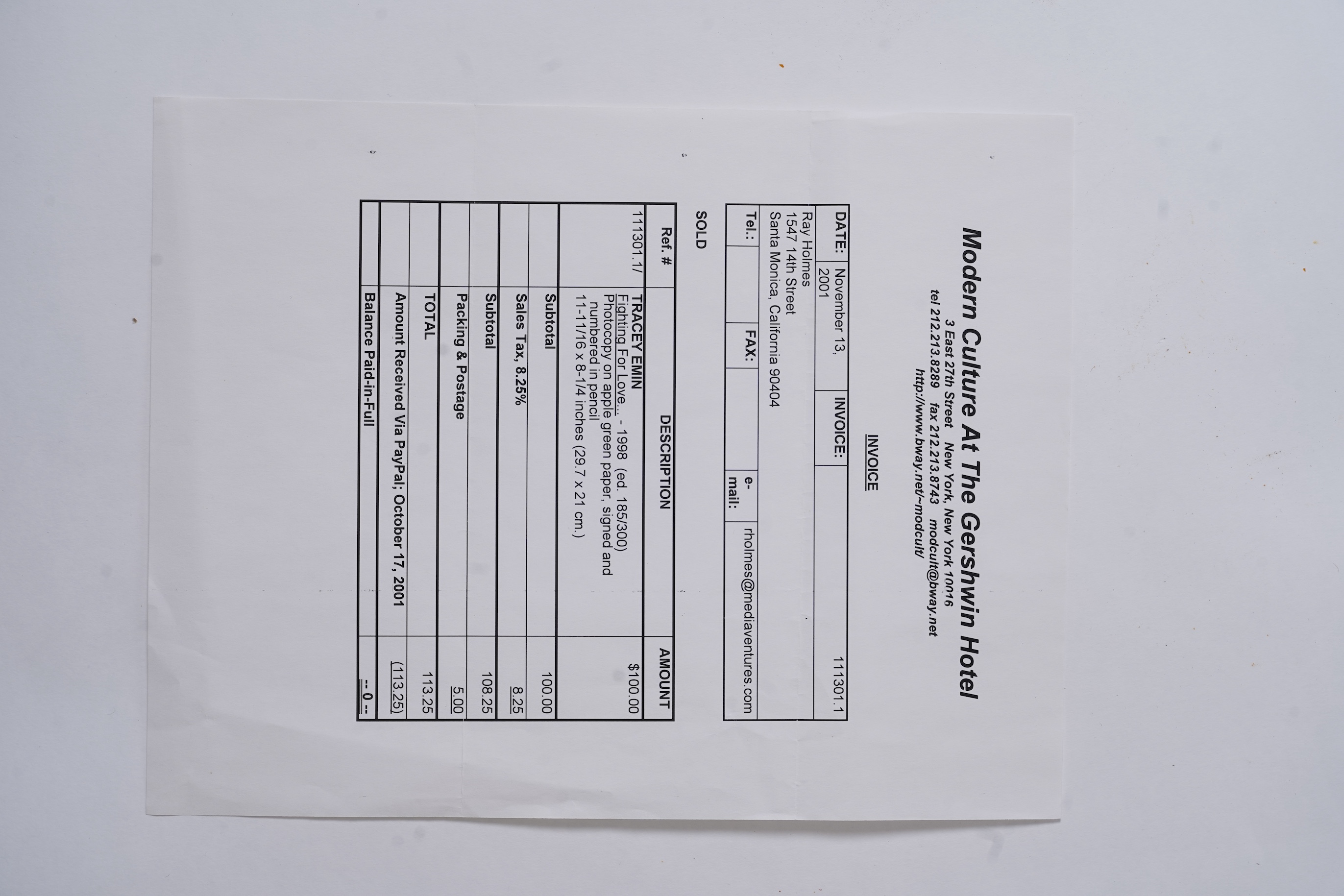 Dame Tracey Emin DBE RA, b. 1963, 'Fighting for Love'